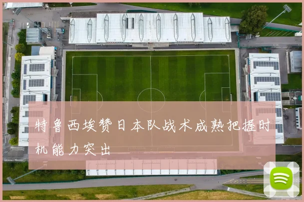 特鲁西埃赞日本队战术成熟把握时机能力突出